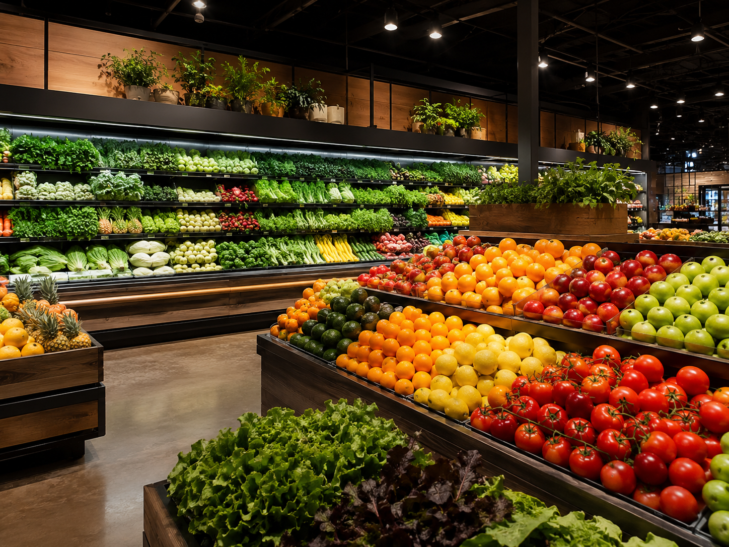 Retail produce display